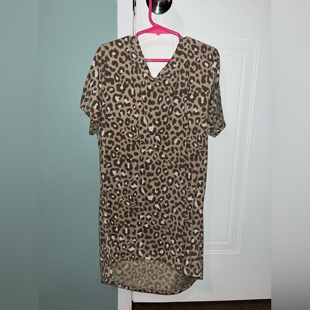 Cheetah print shirt